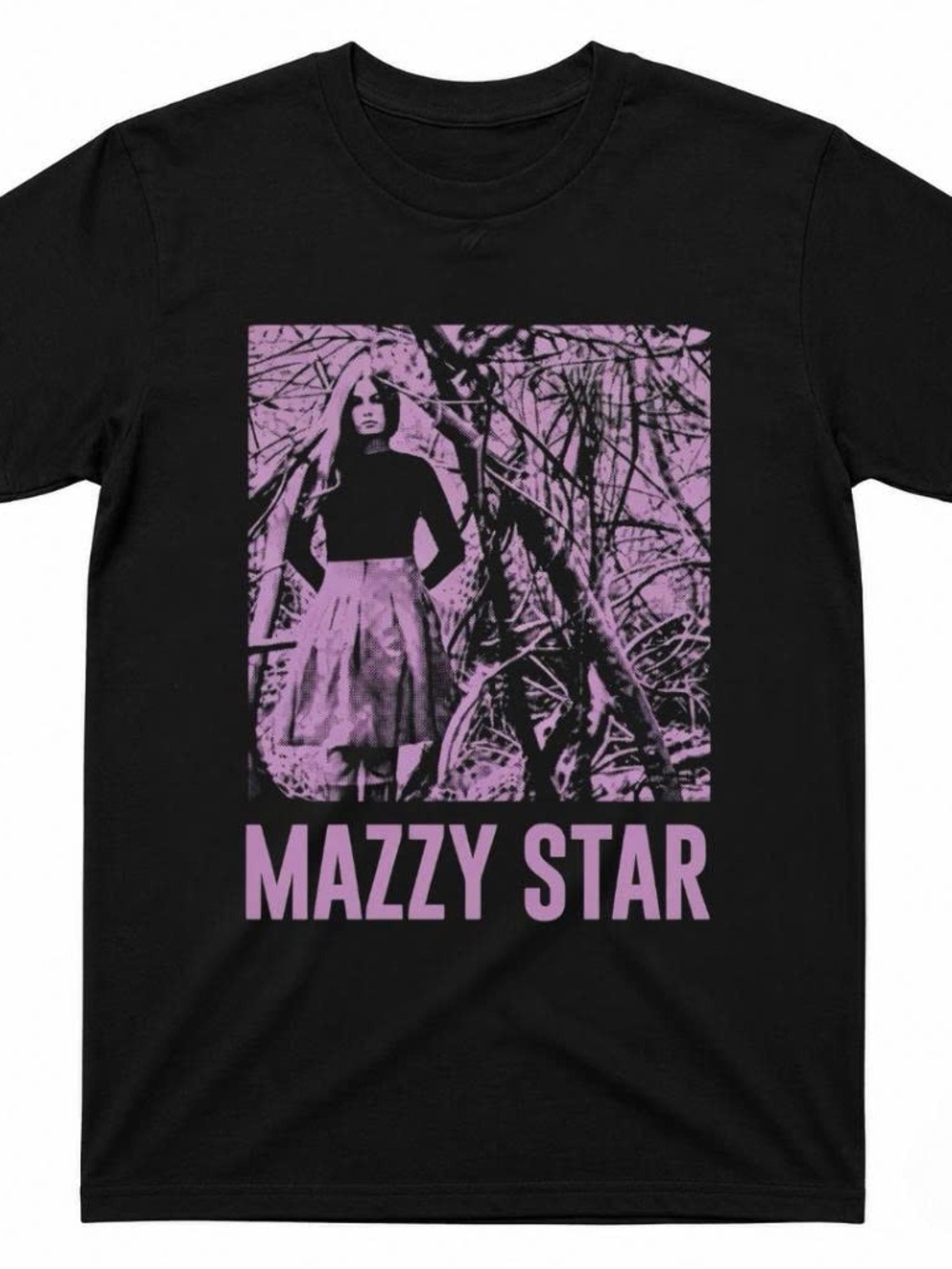 Mazzy Star Women's Black Graphic Tee